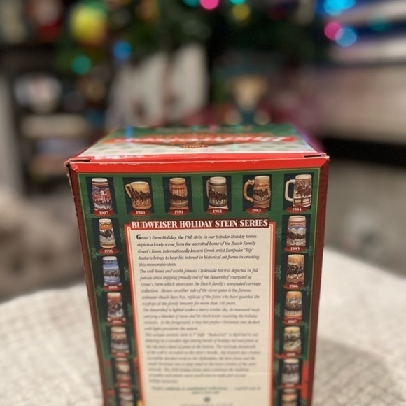 Budweiser Holiday Stein - Picture 3 of 6